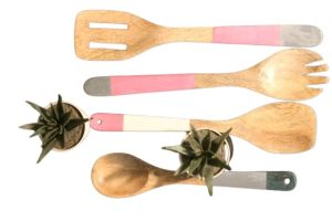 Color Pop Wooden Spoon Set