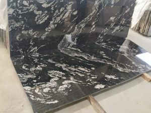 Titanium Black Granite Slab