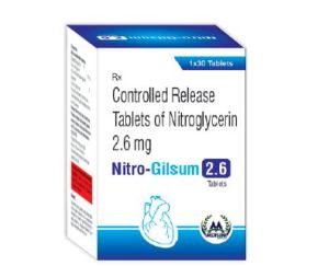 Nitro-Gilsum 2.6mg Tablets