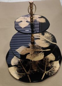Triple Tier Printed Cake Stand