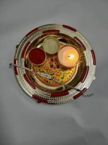 6 Inch Rakhi Pooja Thali