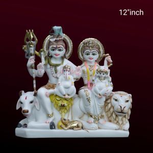 12 Inch Shiv Parivar Statue