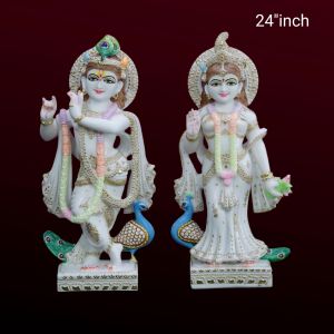 24 Inch Radha Krishna Statue