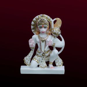 9 Inch Ashirvad Hanuman statue