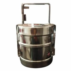 2 Pcs Stainless Steel Lunch Box Set