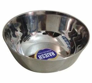 Round Stainless Steel Serving Bowl