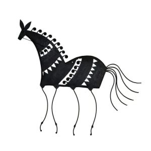 Wrought Iron Abstract Horse