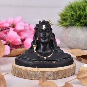 Medium Size Black Adiyogi Statue