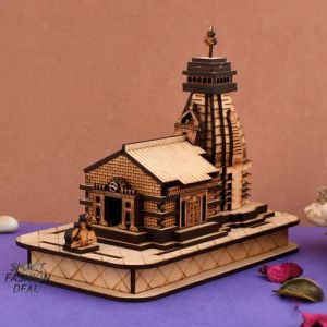 Wooden Kedarnath Temple Model