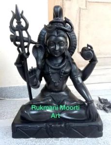 Black Marble Shiva Statue