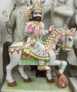 White Marble  Baba Ramdev Statue