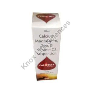 Calcium Magnesium, Zinc And Vitamin D3 Suspension