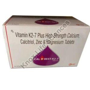 Vitamin K2-7 Plus High Strength Calcium Calcitriol Zinc Magnesium Tablets