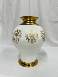 16.5inch White Mutki Vases