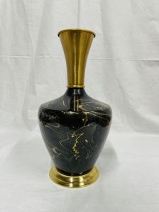 17.5inch Black Taper Naspati Vase