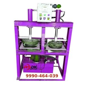 Hydraulic Double Die Paper Plate Making Machine