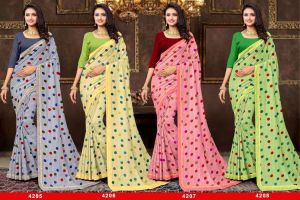 georgette stone saree