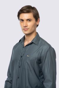 Mens Stretchable Full Sleeves Cotton Shirt