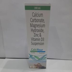 Calcium Carbonate, Magnesium Hydroxide, Zinc and Vitamin D3 Suspension