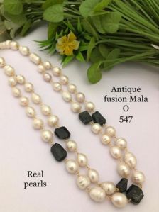 Antique Pearl Stone Mala