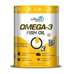 TNS Omega 3 Fish Oil Capsules Gym Supplements