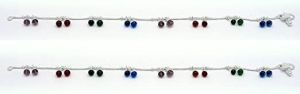 Silver Soft Bell Anklets