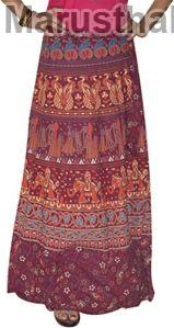 Ladies Cotton Gypsy Sarong Skirt