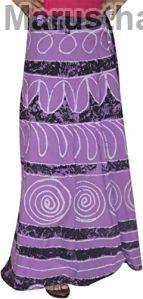 Ladies Tie Dye Purple Skirt