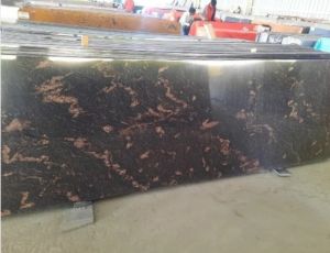 Brown Liner Polish Granite Slab