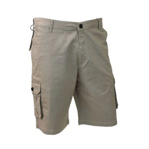 Mens Light Grey Cargo Shorts
