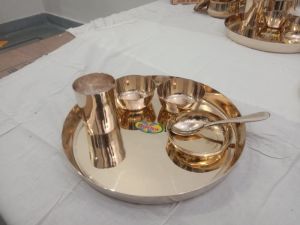 BRONZE THALI SET