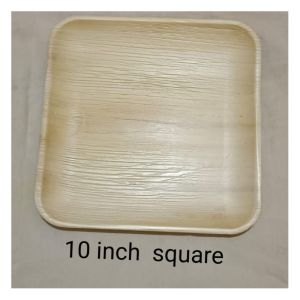 10 Inch Areca Leaf Square Plates