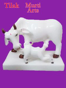 Marble Cow Statue