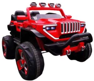 12V 4x4 Electric Blue Big Bdq 1200 Off Road Jeep For Child Music Compatible Spring Suspension