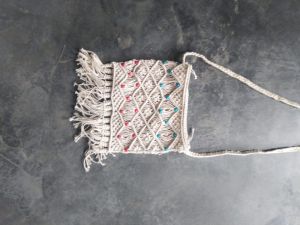 Macrame Beaded Bag