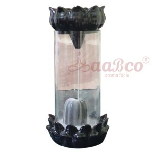 Flower Glass Shiv Ling Back Flow Smoke Fountain