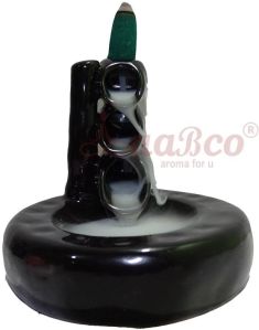 New Resin tap Black Back Flow Smoke Fountain