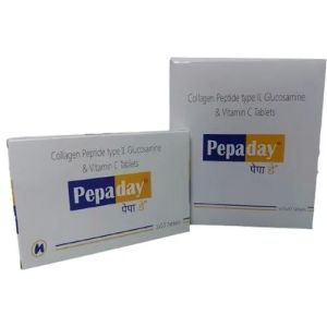 Collagen Peptide Type II, Glucosamine & Vitamin C Tablets