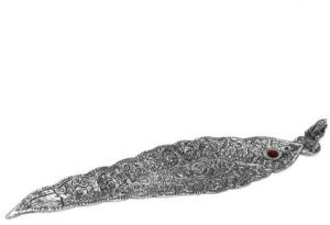 Ganesha Metal Leaf Incense Holder