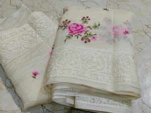 Banarasi Pure Organza Embroidery Saree