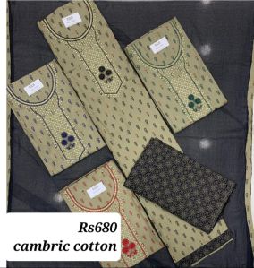 Ladies Cambric Cotton Suit