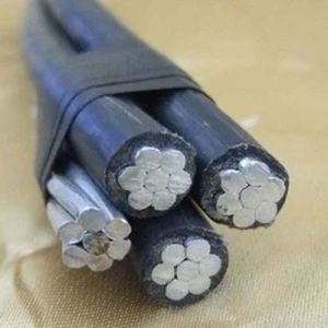 4 Core XLPE Black Aerial Bunched Cable