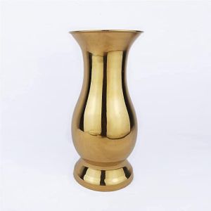 Golden Flower Vase