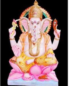 19 Inch Marble Fancy Ganesh Statue