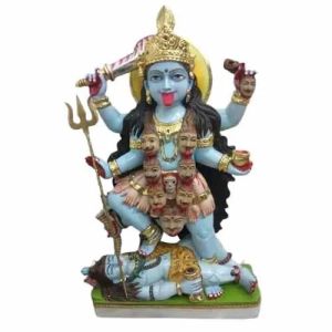 Marble Maa Kali Statue