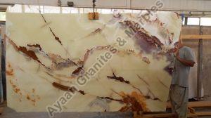 Onyx White Marble Slab