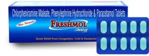 Chlorpheniramine Maleate, Phenylephrine Hydrochloride & Paracetamol Tablet