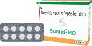 Nimesulide Flavoured Dispersible Tablet
