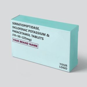 Serratiopeptidase, Diclofenac Potassium & Paracetamol Tablet