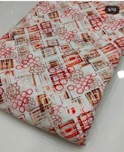 polyester muslin digital printed fabric
